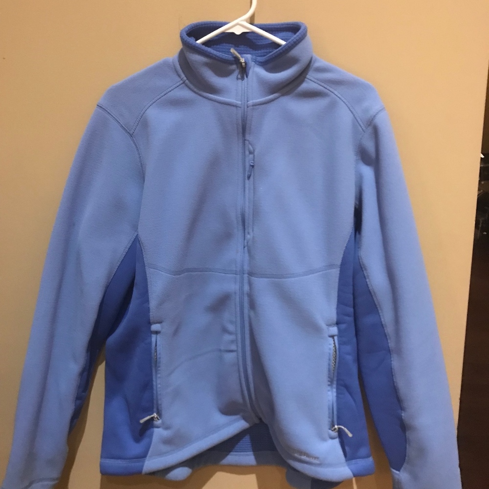 LL Bean Women's XL Windproof Fleece fullzip jacket